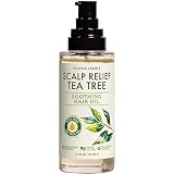 PHARM TO TABLE Tea Tree Hair Oil for Itchy Scalp - Infused With Tea Tree Oil, Mint, Vitamin E, and Jojoba Oil, 100ml