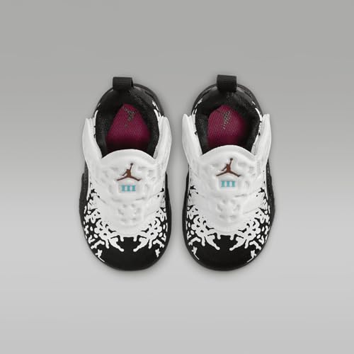 Nike Zion 3 Baby/Toddler Shoes (DV3868-002, Black/White/Pear/Light British Tan) Size 104