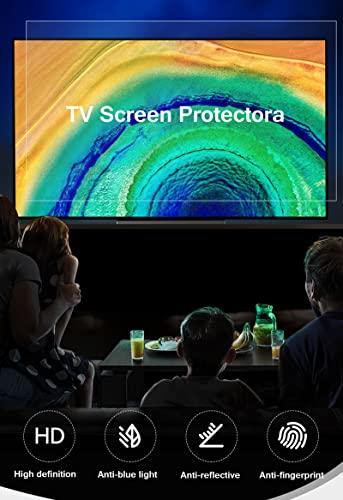 Film protecteur d'écran de télévision anti-fatigue oculaire et anti-UV pour écran de 55"