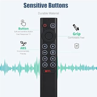 Replacement Voice Remote fit for NVIDIA Shield TV and NVIDIA Shield TV Pro Streaming Media Player 2015/2017/2019 All Models