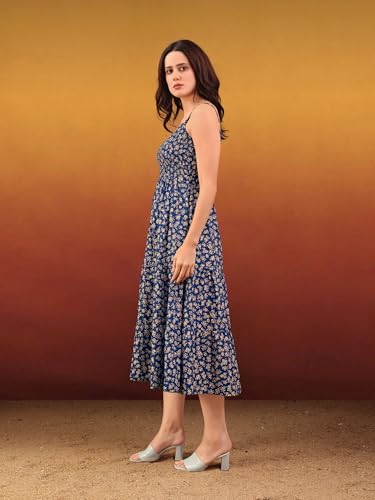 Image of PURVAJA Women's Cotton Dress(Floe-191-194)