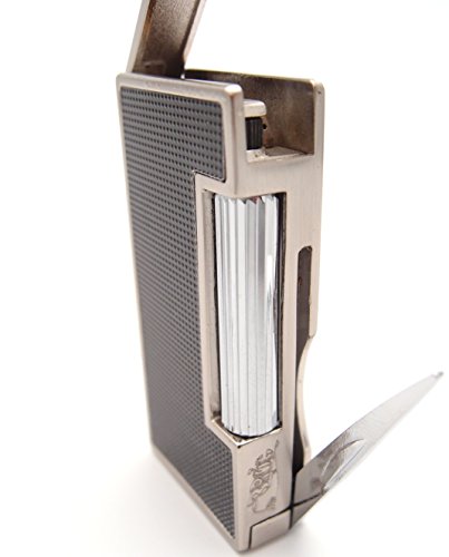 Tobacco Pipe Flint Stone Lighter with Built-in Pipe Tools - Tamper & Reamer - Strong Durable Built