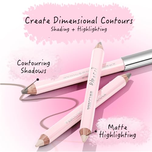 Dual-Ended Highlighter & Contour Stick - Long-Lasting Makeup