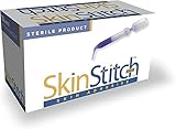 SkinStitch Snip & Twist Topical Tissue Adhesive, Surgical Adhesive Glue for Skin, Wound Closure, Liquid Skin Stitch Adhesive for Wounds, Minor Cuts, Burns & Other Skin Irritation (10 Pcs/Box)