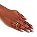 PalmBeach 14K Yellow or Rose Gold-Plated or Platinum-Plated Braided Interlocking Puzzle Ring Size 8