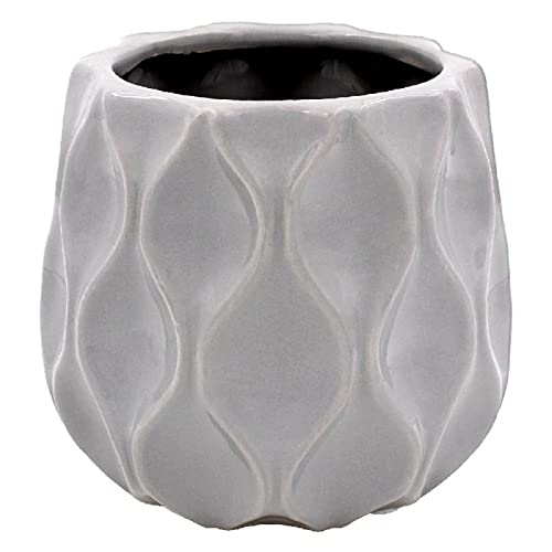 lesser and pavey LP47631 Plant Pot, Grey