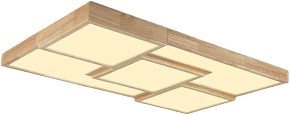 LED Ceiling Lamp Modern Minimalist Rectangular Saving Ceiling Light 3000-6000K Dimmable Flat Ceiling Lighting with Remote Control Home Bedroom Decoration Lighting Fixture for Living Room Offic