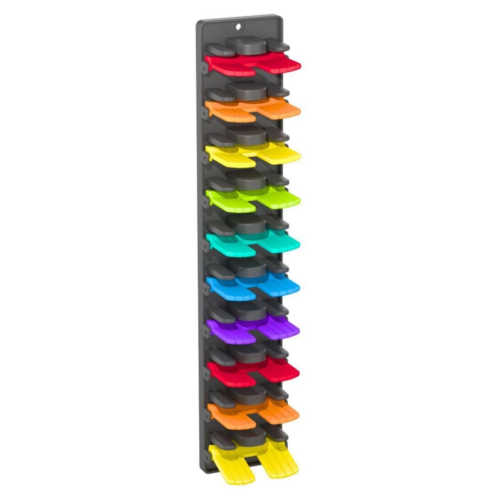 UDSKNV[KSL Closet Hat Rack Holder with Built-in Spring Clips-Wall Mount Hat Organizer for Baseball Caps, Display Rack