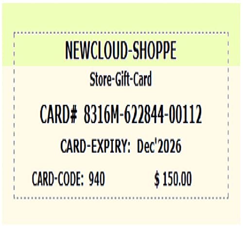 Giftcard Design Create Software (Card Inventory NUGN)