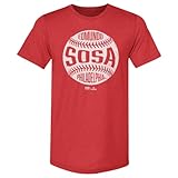 500 LEVEL Edmundo Sosa Philadelphia Vintage Baseball Men's Premium T-Shirt (Tri Red, X-Large)