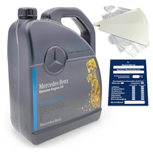 Mercedes-Benz 5W-40 MB 229.5 - Set de aceite de motor original 5 litros