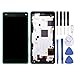 HONGYAN LCD Screen Cell Phone LCD Screen and Digitizer Full Assembly with Frame for Sony Xperia Z3 Mini Compact (Color : White)
