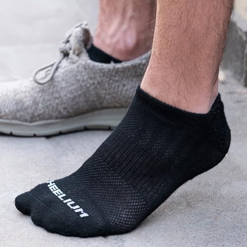 Image of HEELIUM Bamboo Ankle Socks for Men & Women | Ultra-Soft, Odour-Free, Thin & Breathable | 3X Softer than Cotton | Sizes - M (UK 4-8) & L (UK 9-13)