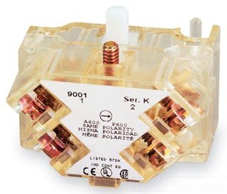 Square D SQD9001KA4 SQ D 9001KA4 CONTACT BLOCK, Black