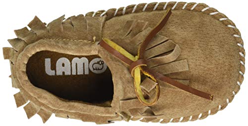 Mocassim infantil com franjas da Lamo, Chestnut, Medium Infant