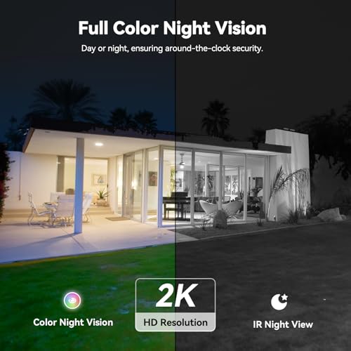 SEHMUA 4G LTE Dual Lens Cellular Security Camera, 12X Hybrid Zoom, No WiFi Needed Outdoor Surveillance, Solar Powered, 2K Color Night Vision, 360° View, Built-in SIM Card, IP65 - Image 4