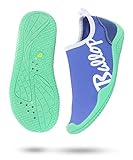 BALLOP Kids Aqua Shoes Quick-Dry Non-Slip Water Shoes for Boys Girls Swim feet Rubber Aquatic Aqua-Socks Beach Shoe Summer boysgirls boy Activities Octopus Black Foot Kids-Water-Shoes Lightweight