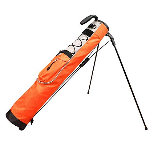 Golftasche Pencilbag Golf-Beutel-Halter-Beutel-Golf-wasserdichte Beutel-Licht tragbare Tasche Pencilbag Reisebag (Color : Orange)