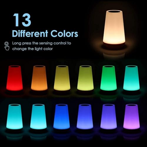 Lámpara de Mesa LED Portátil Recargable con Control Remoto miniatura 3