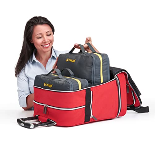 Biaggi Double Deck Compression Packing Cube –2-in-1 Expandable Travel Organizer with Integrated Shoe Cube Compartment – Lightweight Packing for Carry-On or Suitcase2