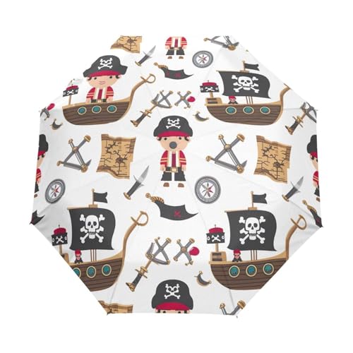 Parapluie automatique blanc compact pour éviter la pluie en voiture