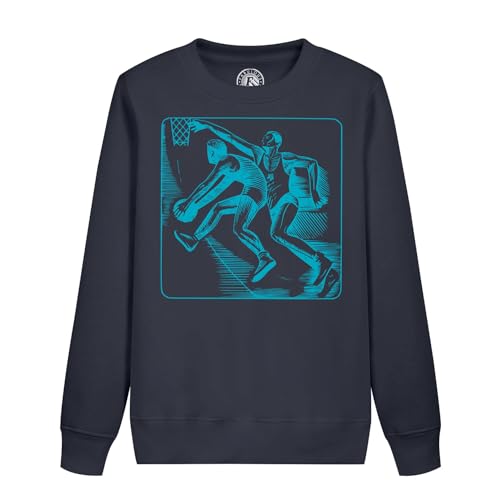 Sweatshirt enfant basketball URSS rétro avec illustration vintage Russie pour sportifs
