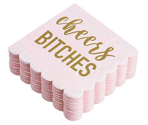 Bachelorette Party Supplies, Paper Napkins (Pink, 50-Pack) #TOP6