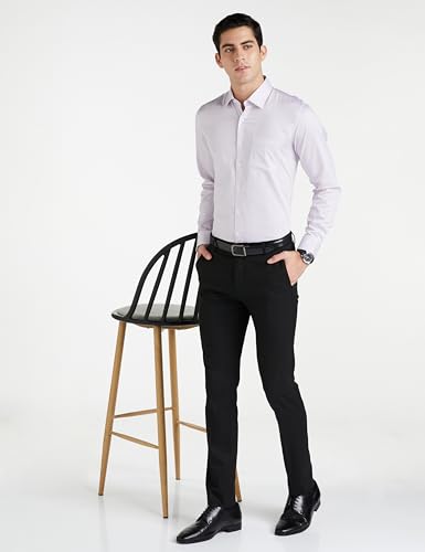 Image of Van Heusen Formal Printed Shirt for Men| Premium Cotton| Full Sleeves| Slim Fit |Breathable Fabric