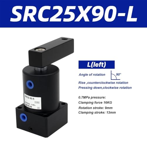 Cylindre de pressage d'angle SRC pour serrage rotatif industriel - 3