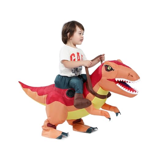 Inflatable Dinosaur Costume Toddler Boy Girl Blow up Trex Cosplay