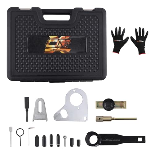 Image of maXpeedingrods Diesel Engine Timing Tool Kit, Camshaft Crankshaft Timing Locking Tool Set for Nissan Renault Vauxhall Opel Mercedes 1.6 2.0 2.3 DCi M9R M9T R9M Chain Drive