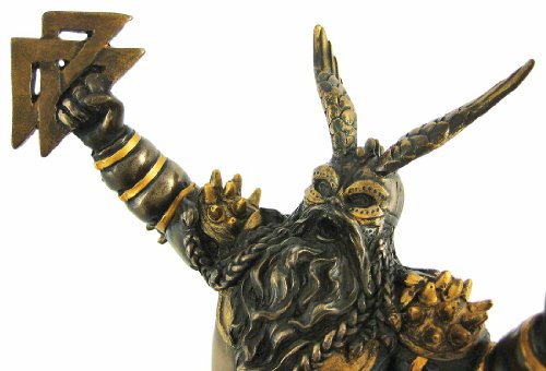 Estatua Odin Dios Nórdico Acabado Bronce miniatura 4