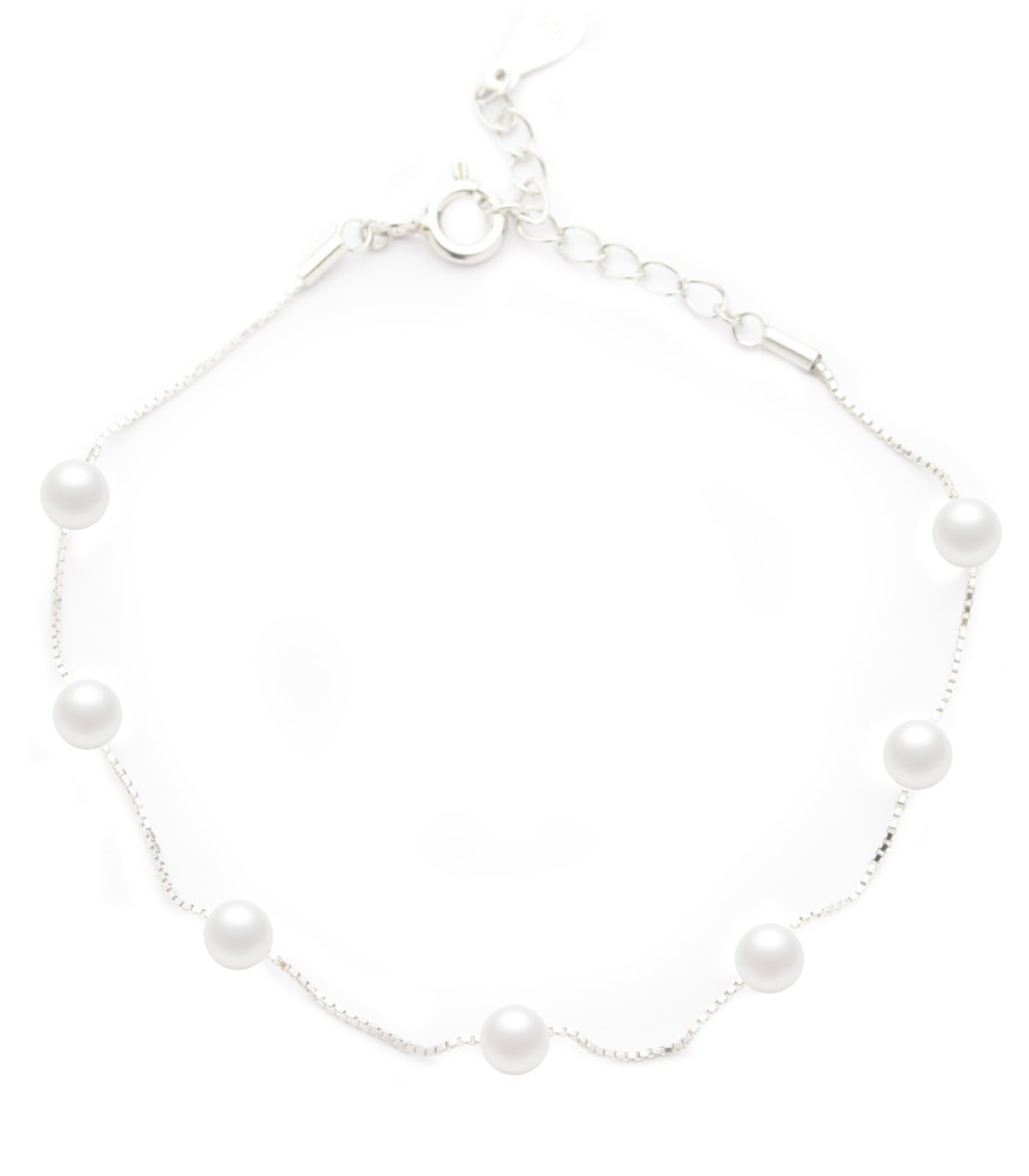 Gargi by P.N. Gadgil and Sons | 925 Sterling Silver | Pearl String Bracelet | Adjustable | Gift for Women and Girls | With Hallmark & 925 Stamp (B0CX9G4K9T) Amazon Price History, Amazon Price Tracker