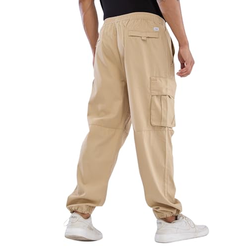Image of Spykar Regular Fit Cargo Pants for Men