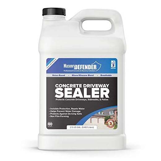 Invisible Penetrating Concrete Sealer - 2.5 Gallons