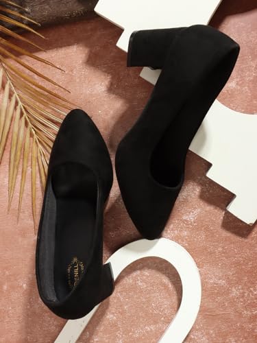 Image of Denill Women Solid Pumps Heels for Office, Party and Formal Occasions
