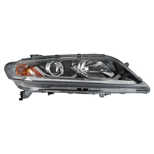 Image of TRQ Passenger Side Headlight Assembly Halogen Compatible with 2016-2017 Honda Accord LX-S HO2503179