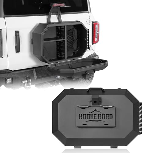 u-Box Bronco Tailgate Molle Panel Storage Spare Tire Organizer Chest Compatible with Ford Bronco 2021 2022 2023 2024(Exclude Bronco Sport)