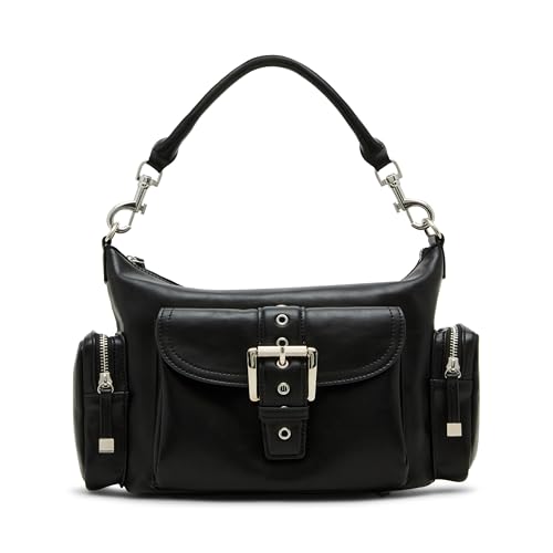 Steve Madden Shoulder Bag, Andrew-Bolso de Hombro Tipo Cargo para Mujer, Black, Talla de un Talla Steve Madden Shoulder Bag, Andrew-Bolso de Hombro Tipo Cargo para Mujer, Black, Talla de un Talla