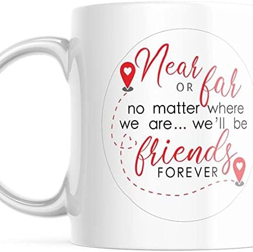 Miniatura 2 de Near Or Far Friends Forever Cute Taza de café M784