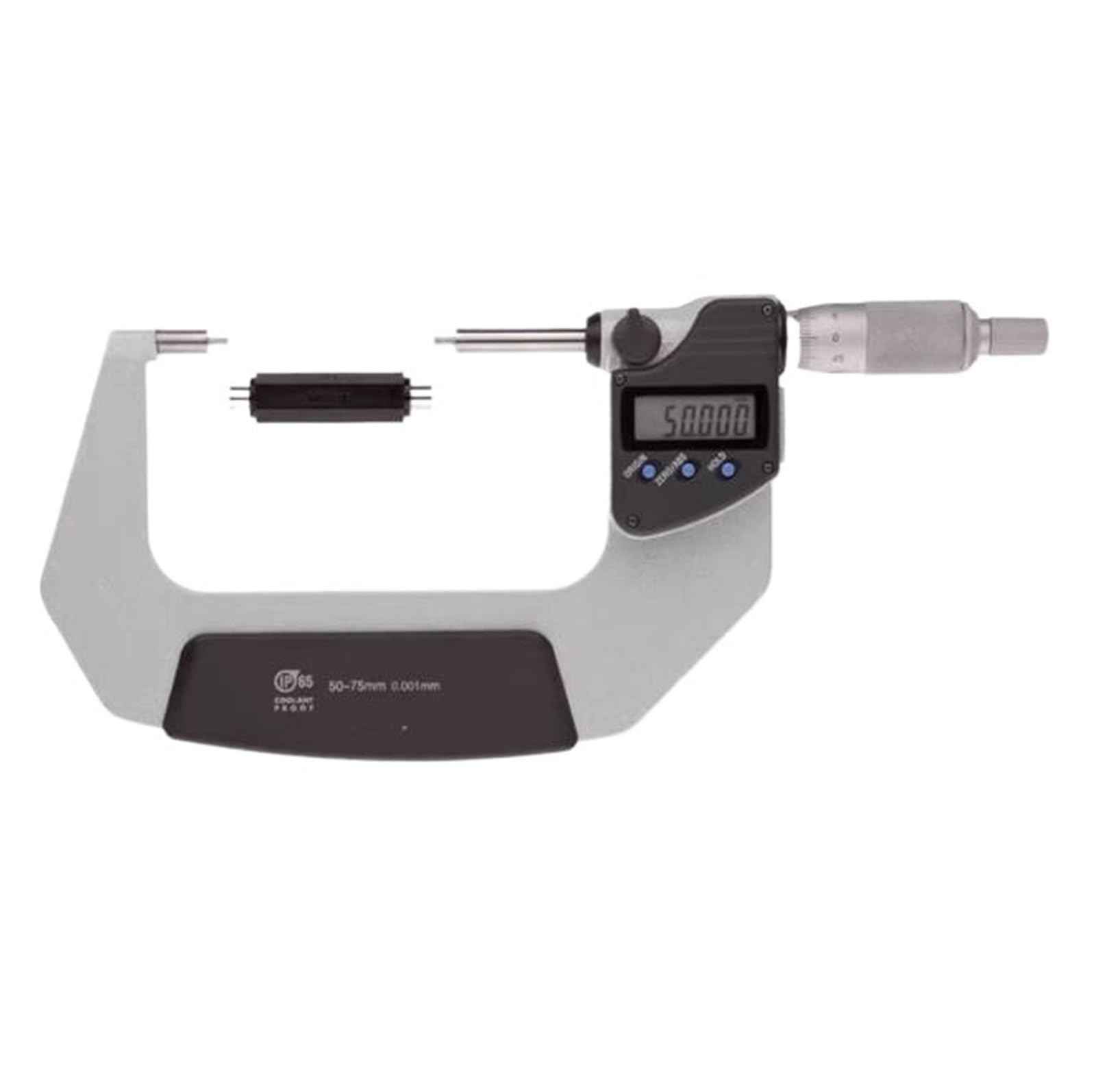 Micromètre extérieur cannelé 331-263-30, métrique 2 mm 50-75 mm, graduation 0,001 mm, for le travail des métaux, l'ingénierie et le contrôle qualité