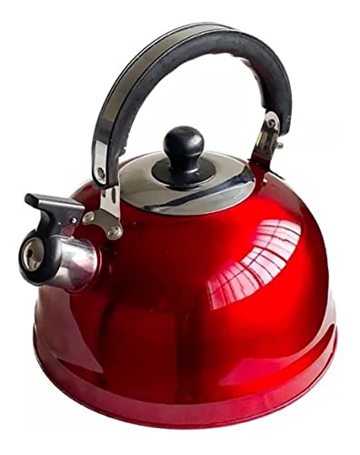 Chaleira Inox com Apito Catuaí Vermelha - 6932