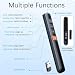 zoerbufan Presenter mit Laserpointer Fernbedienung 100m Reichweite, Kabellose 2.4 GHz Powerpoint Fernbedienung für Windows 7/8/10/Mac/Linux/Android/PowerPoint