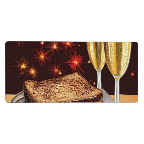 Tapis de souris de jeu XXL 40x90 cm étendu avec base antidérapante