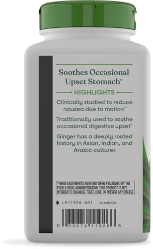 Nature's Way Ginger Root Capsules,1,100 mg per Serving, Vegan, 240 ct - image 9