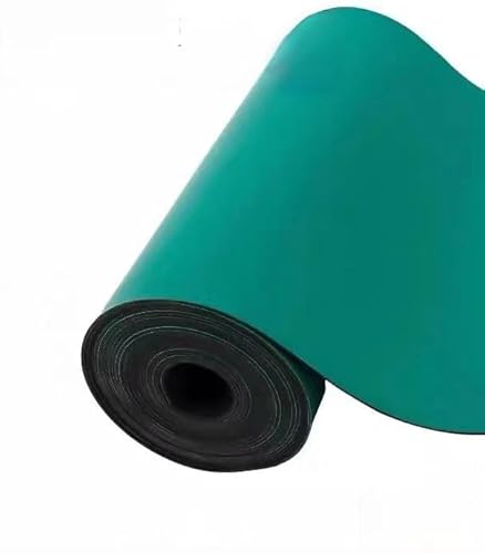 1 tapete de mesa verde antiestático, tapete de mesa de borracha resistente ao calor, bancada de trab