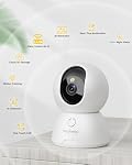 BoyKeep 2K Cameras for Home Security, 2-Pack Indoor Camera with Night Vision, Pet Camera Indoor with Phone App, Motion Detection, 2-Way Audio, Cloud/SD Card Storage, Compatible with Alexa