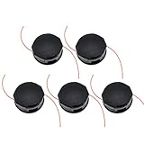 Nayciiy Trimmer Head for Echo Weed Eater PAS210 PAS211 PAS225 PAS230 for Echo Speed Feed 400 SRM210 SRM211 SRM225 SRM230 for SHINDAIWA C230 C242 C2510 5PCS