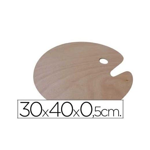 Artist 4610044 - Paleta madera ovalada, 30 x 40 cm