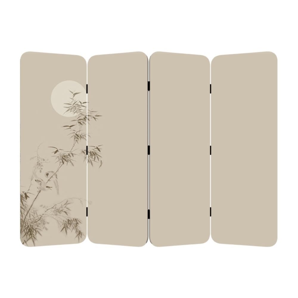Privacy Screen Simple Screen Partition, Living Room, Movable Decorative Background Wall, Tea, Privacy, Folding Room Divider